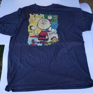 Peanuts Mens 2XL Charlie Brown T-Shirt.